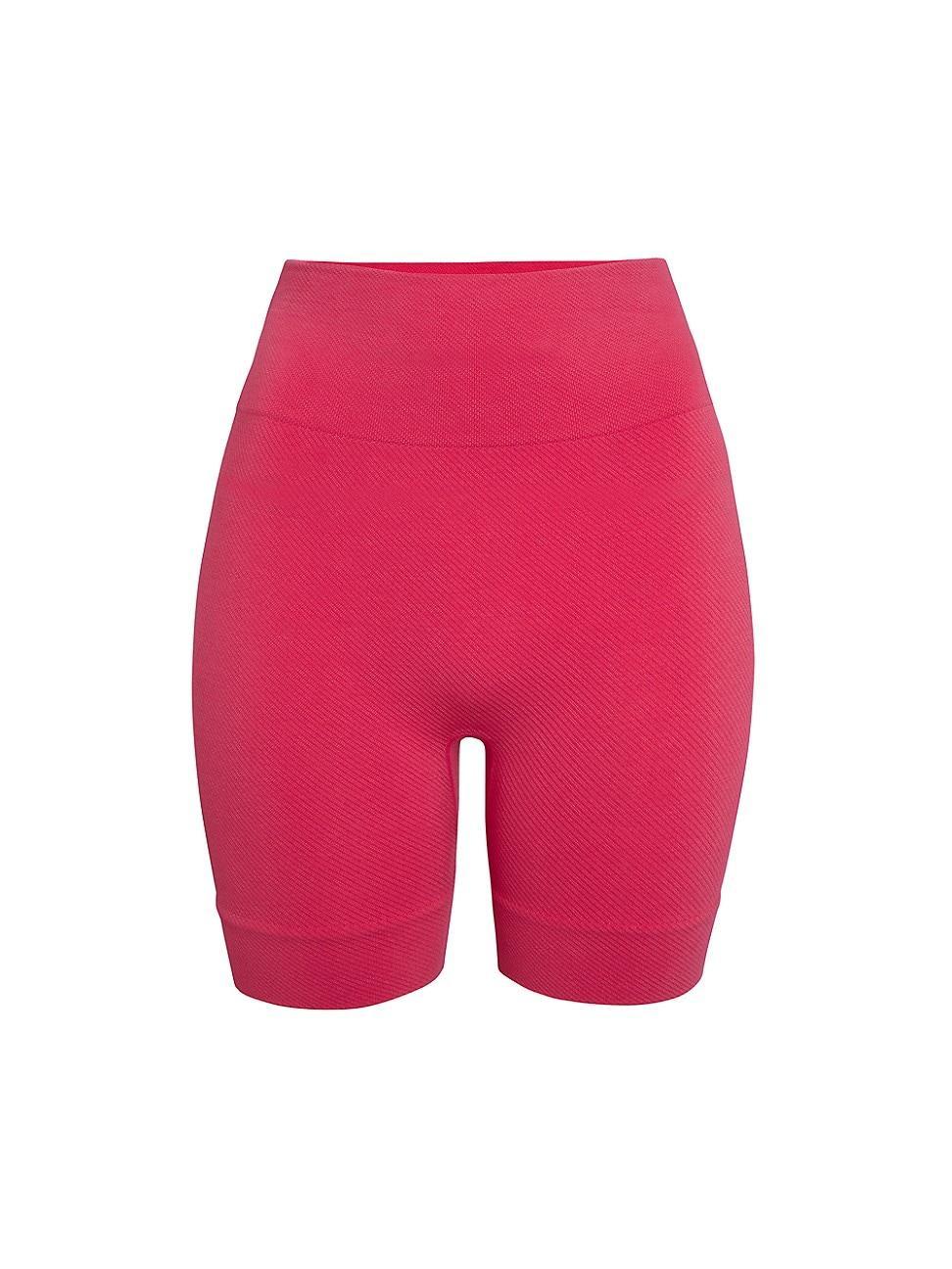 Womens Soft Ribbed Bike Shorts Product Image