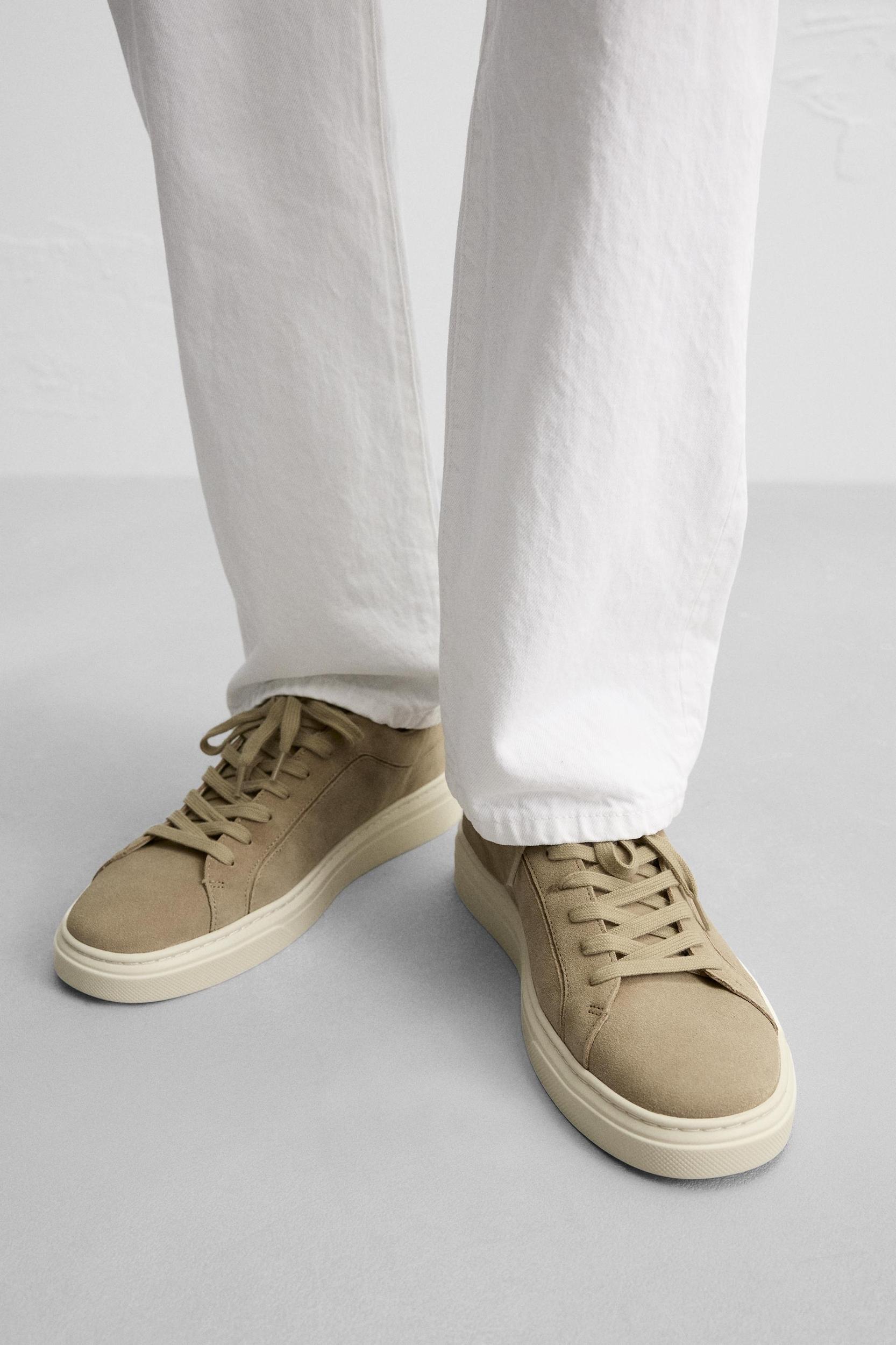 LEATHER SNEAKERS Product Image