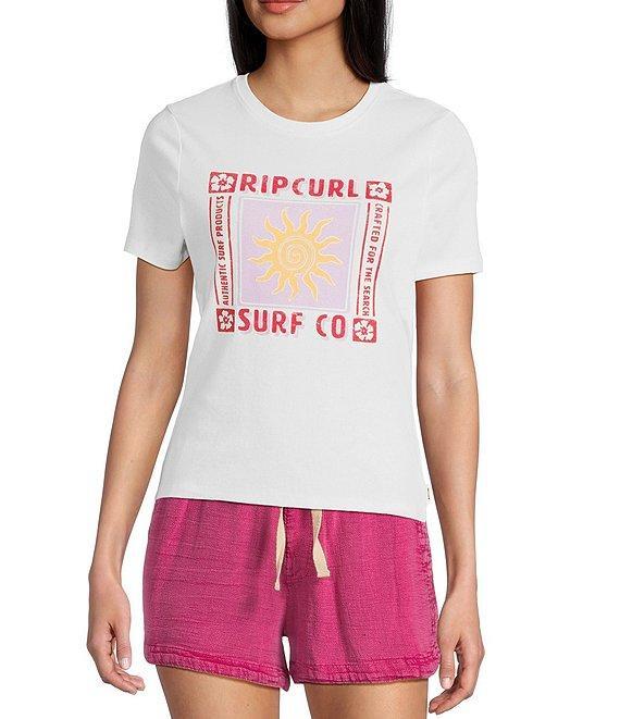 Rip Curl Cala Fitted Short Sleeve Graphic T-Shirt Product Image