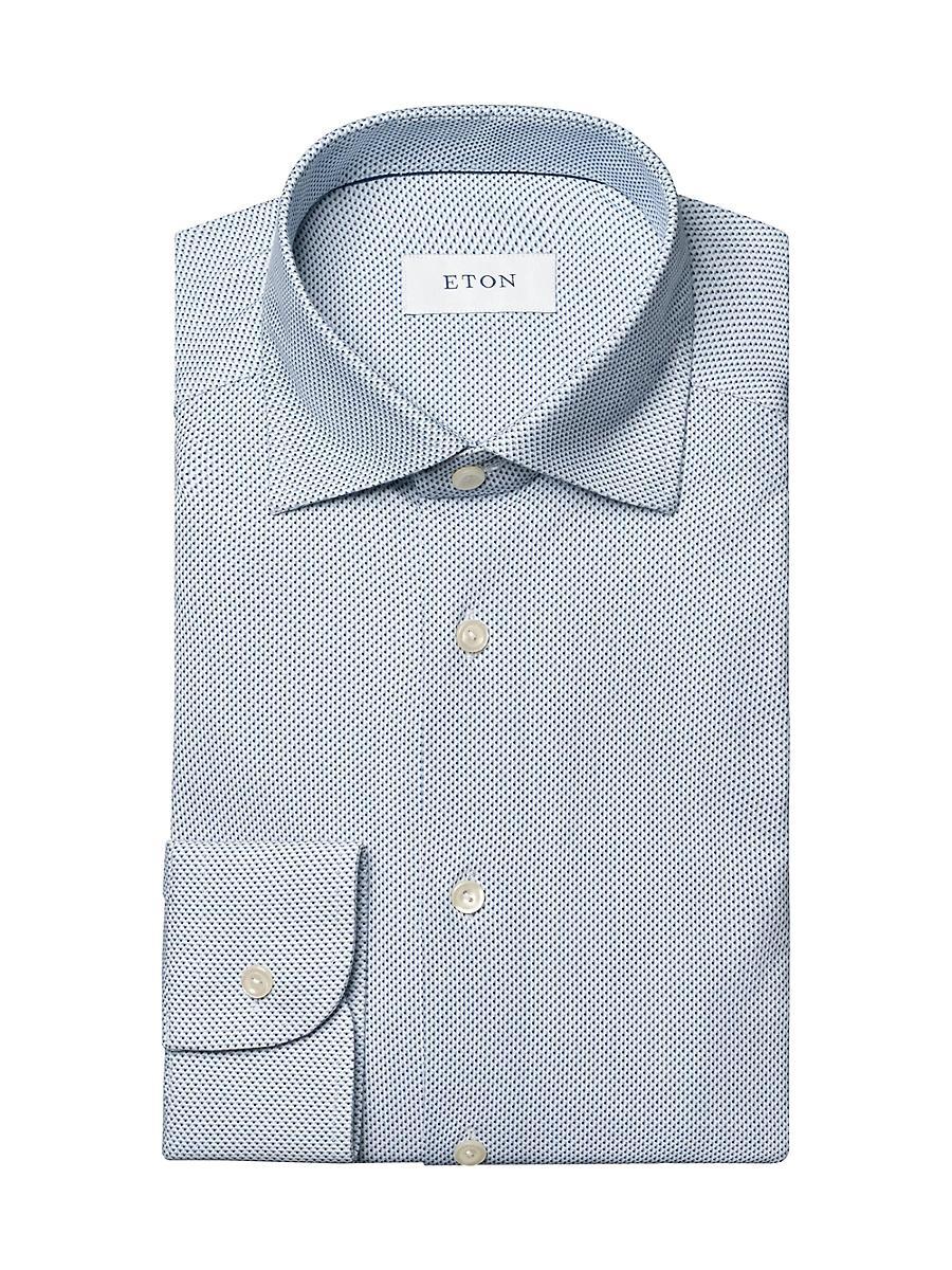 Mens Slim-Fit Geometric 4Flex Stretch Shirt Product Image