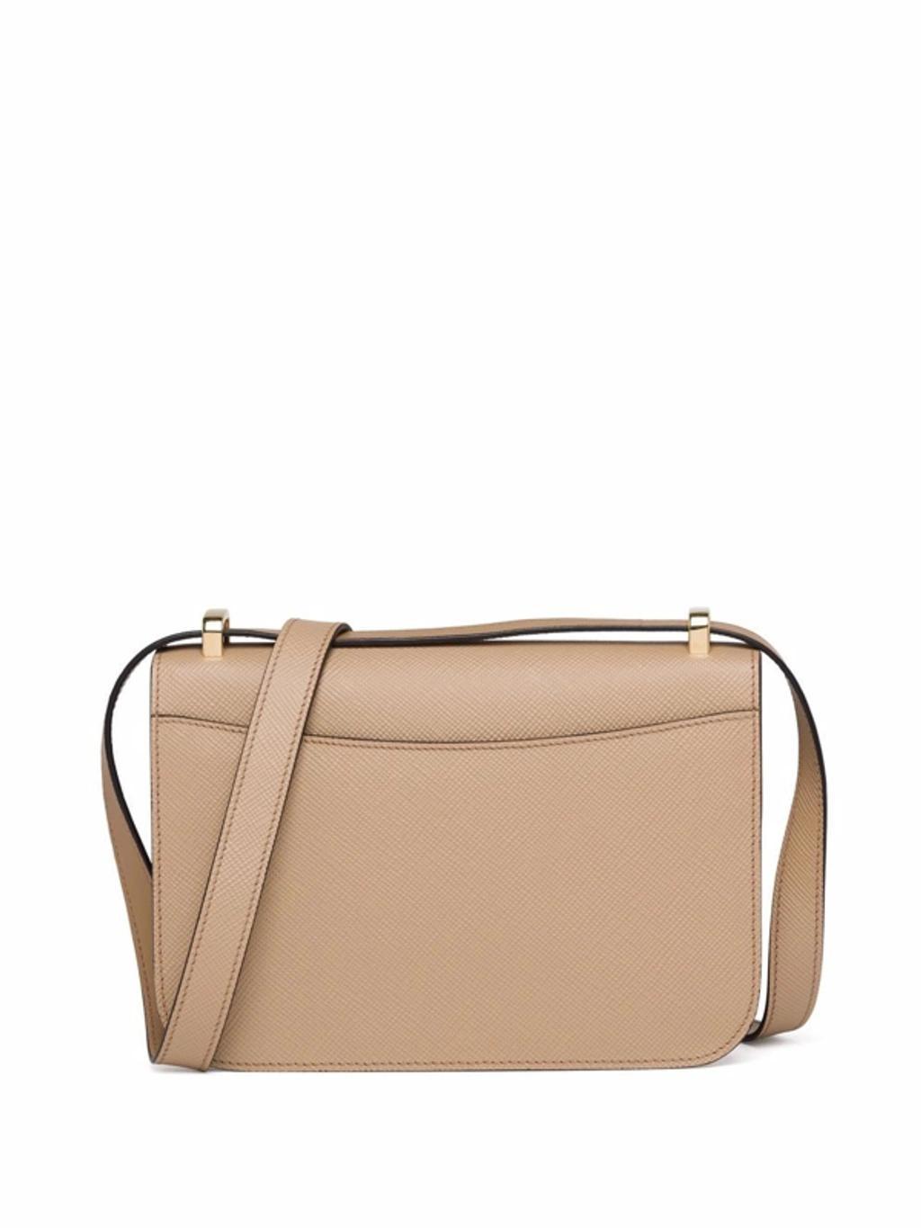 PRADA Saffiano Leather Shoulder Bag In Pink Product Image