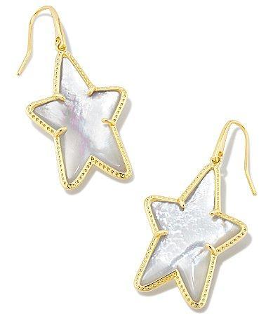 Kendra Scott Ada Star Drop Earrings - Gold Cobalt Blue Illusion Product Image