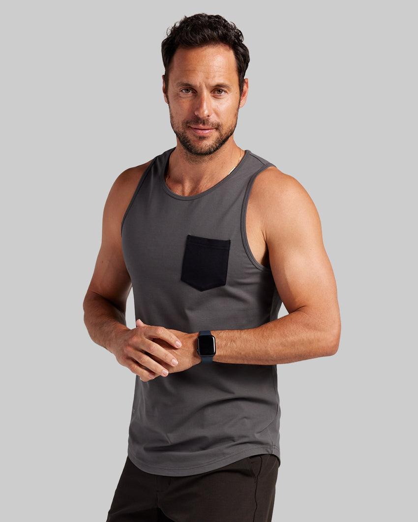 LUX Drop-Cut Pocket Tank Product Image