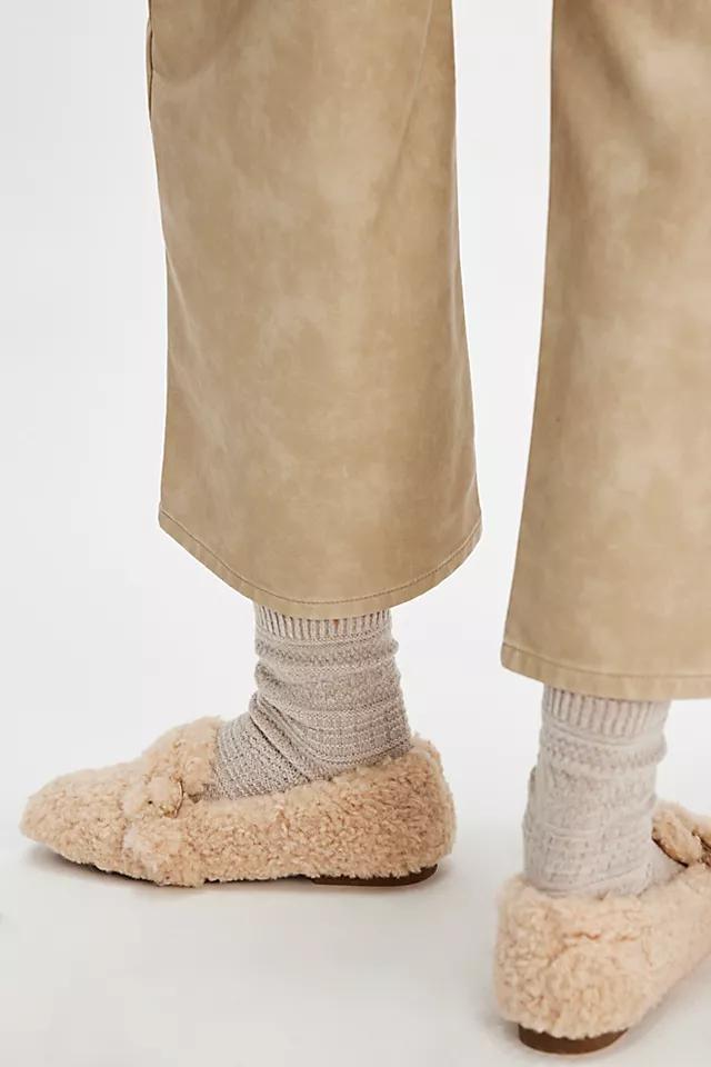 Stage Left Shearling Flats Product Image