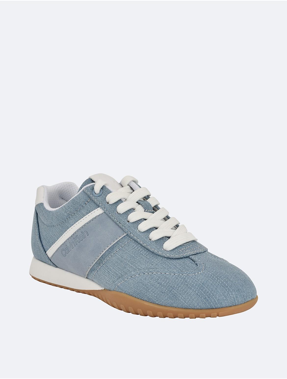 Calvin Klein Womens Womens Harlian Sneaker - Blue - 7 Product Image