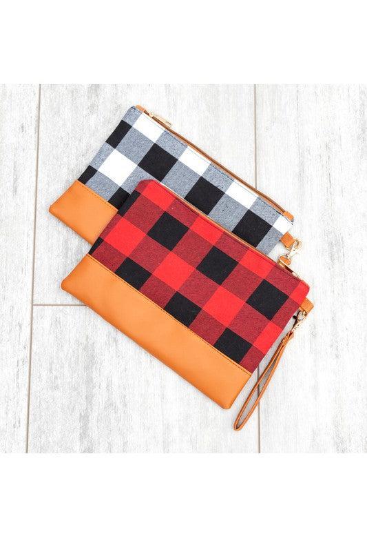 Buffalo Plaid Clutch Product Image