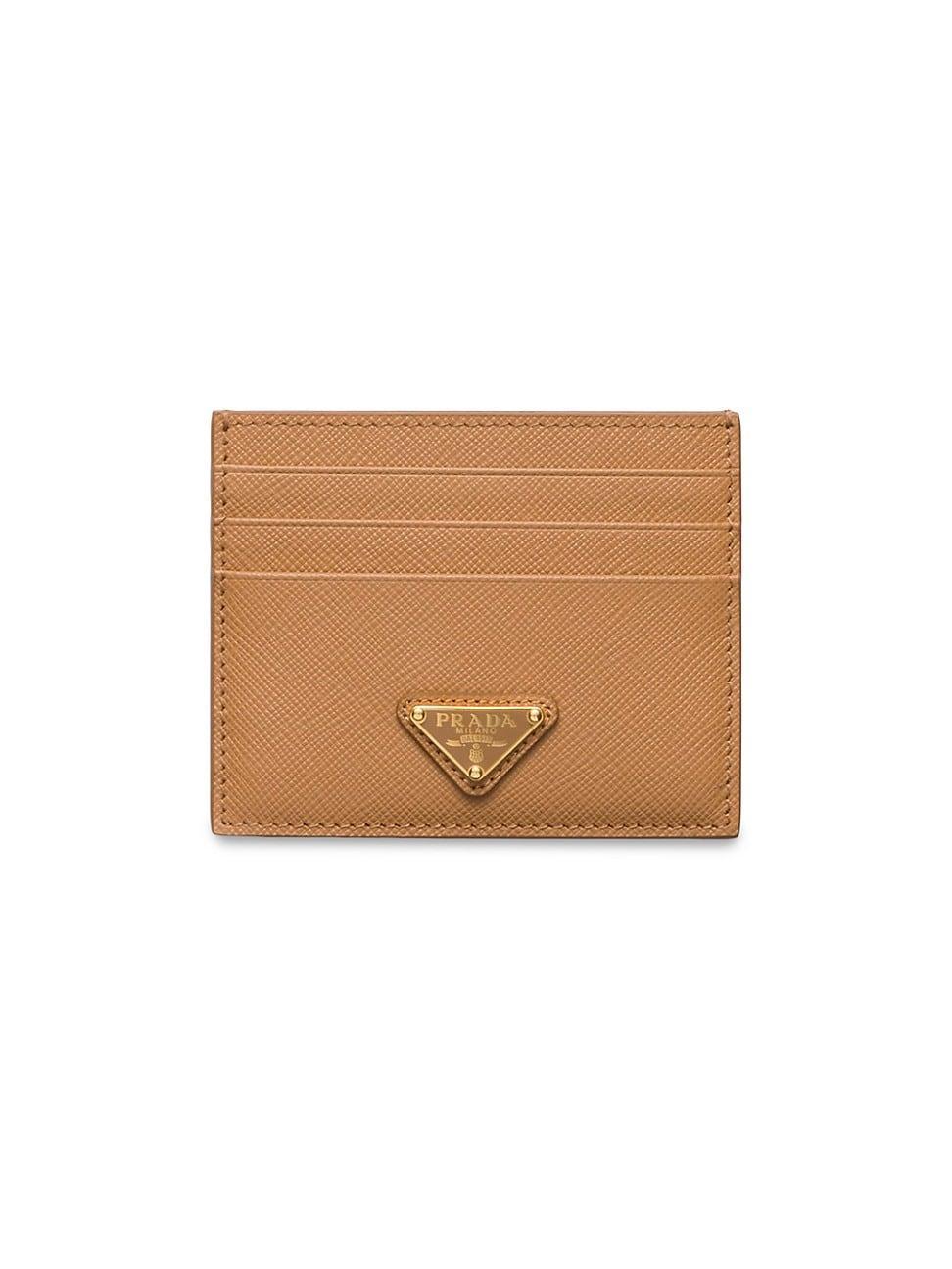 Womens Saffiano Leather Card Holder Product Image