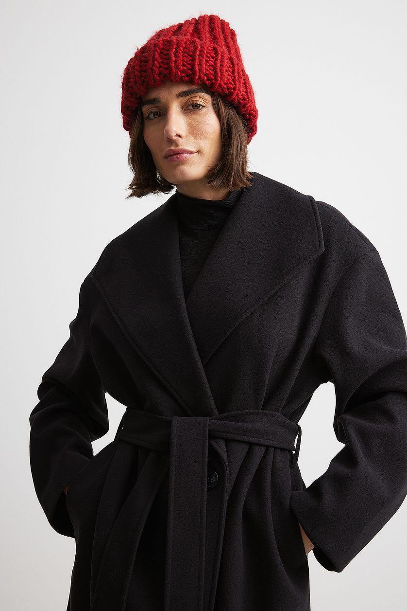 Chunky Knitted Beanie Product Image