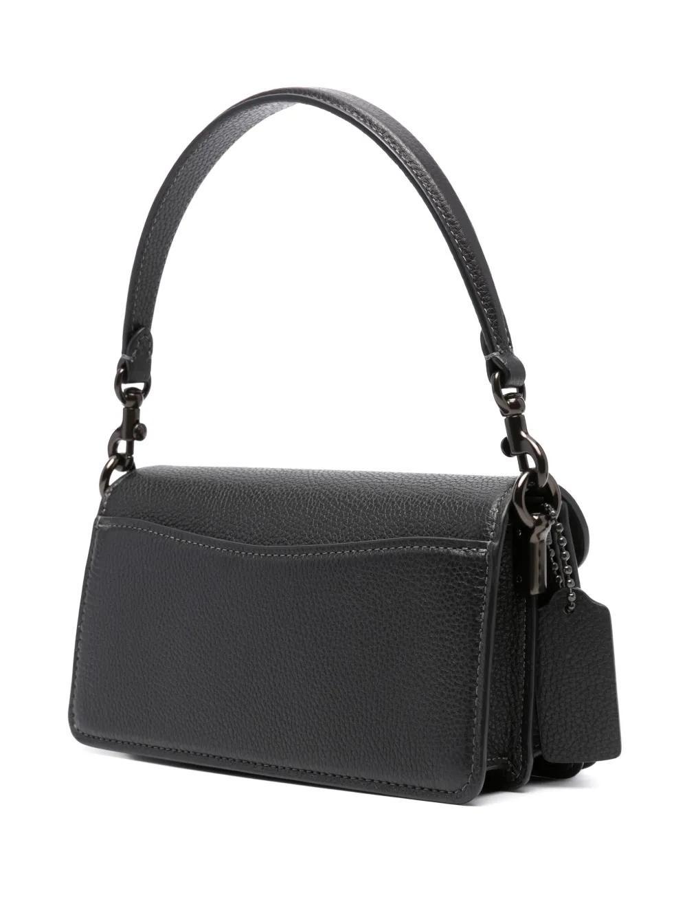 COACH Tabby Pebbled-leather Shoulder Bag In Black Leather Product Image