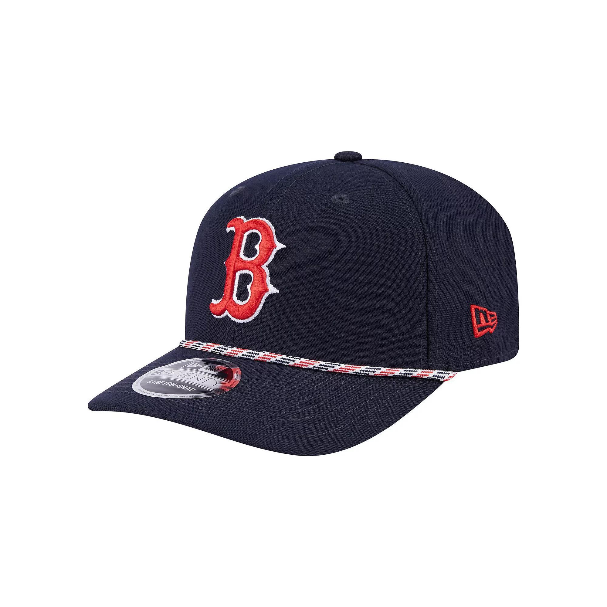 Men's New Era Navy Boston Red Sox Multi-Rope 9SEVENTY Stretch-Snap Hat, Blue Product Image