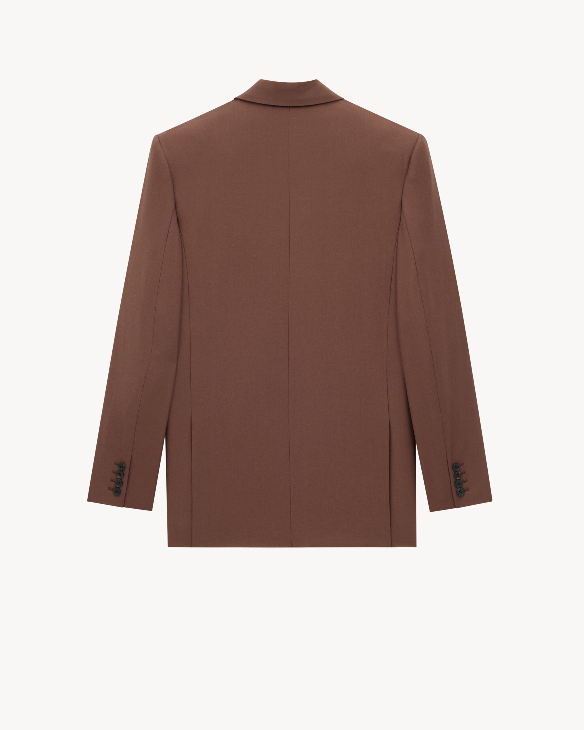 jacket in wool gabardine Product Image