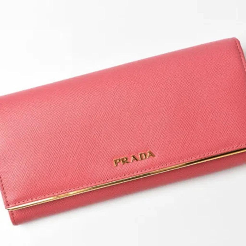 Saffiano Metal Wallet () In Pink Product Image