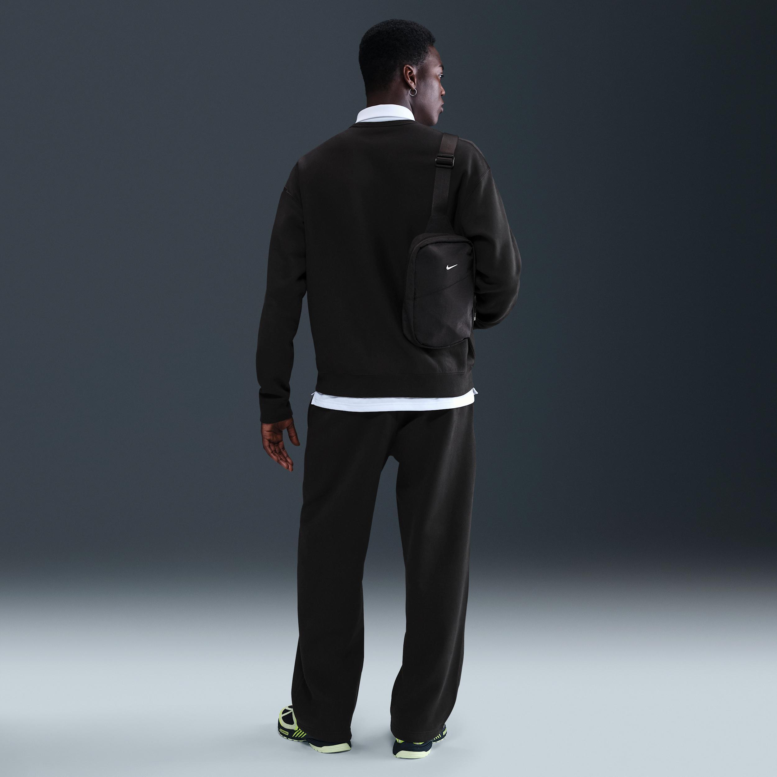 Nike Mens Solo Swoosh Fleece Open-Hem Pants | HV1090-010 Product Image