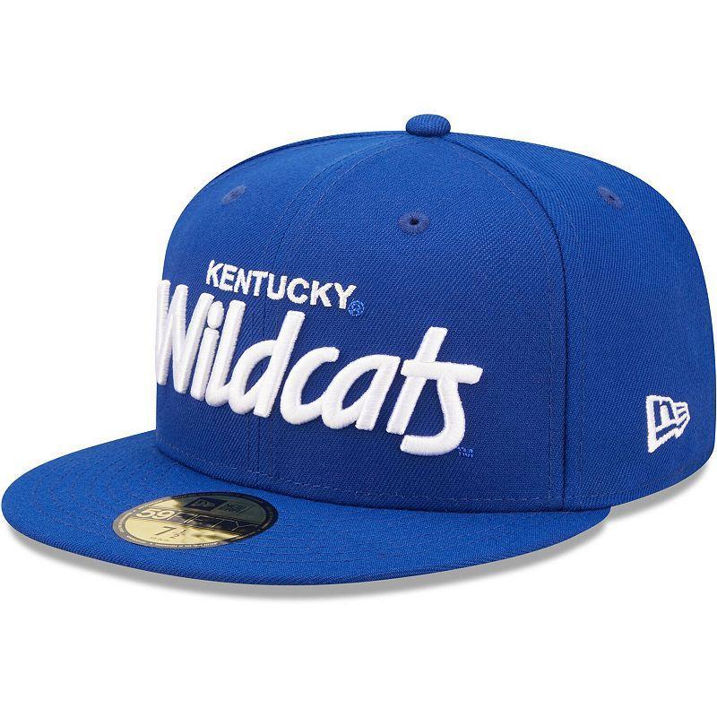 Mens New Era Royal Kentucky Wildcats Griswold 59FIFTY Fitted Hat Product Image