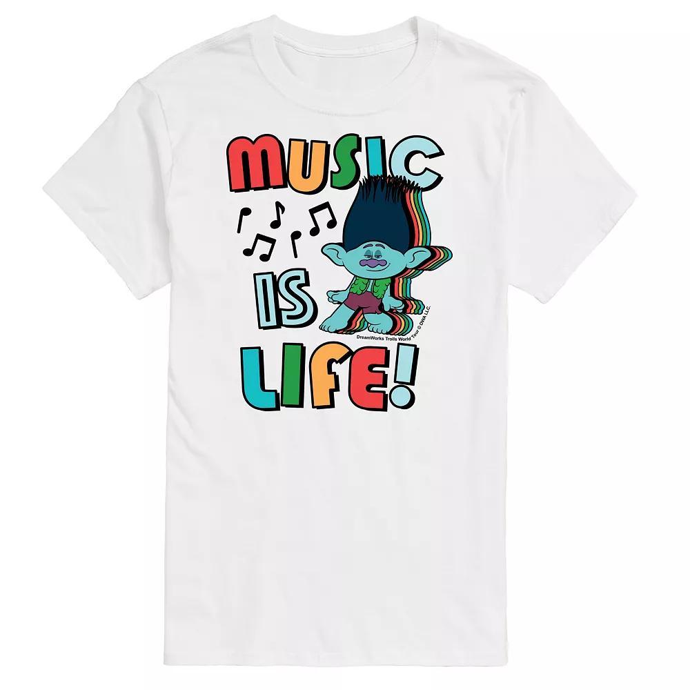 Men's Trolls Music Is Life Tee,  Product Image