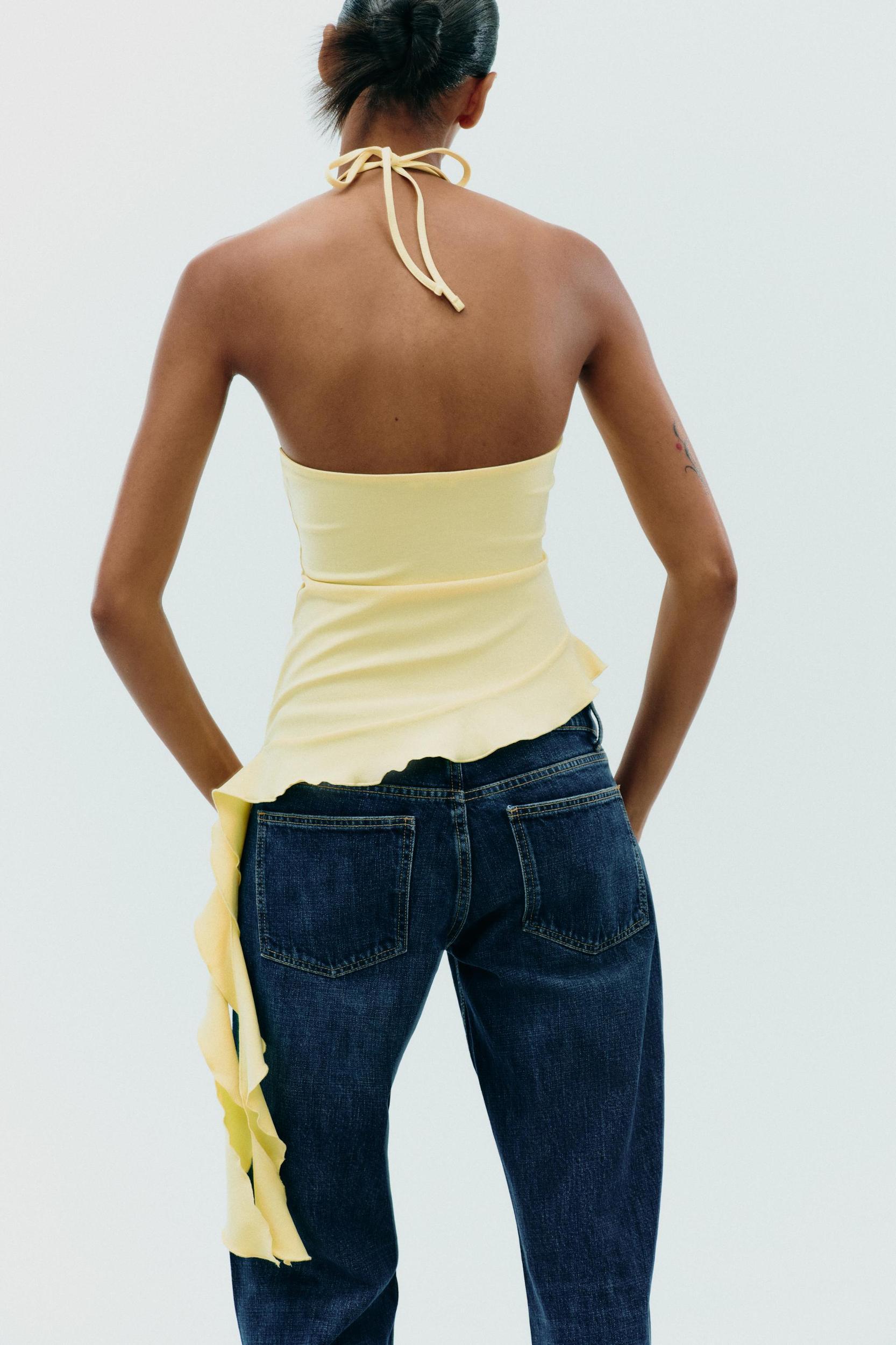 RUFFLED TEXTURED TOP Product Image