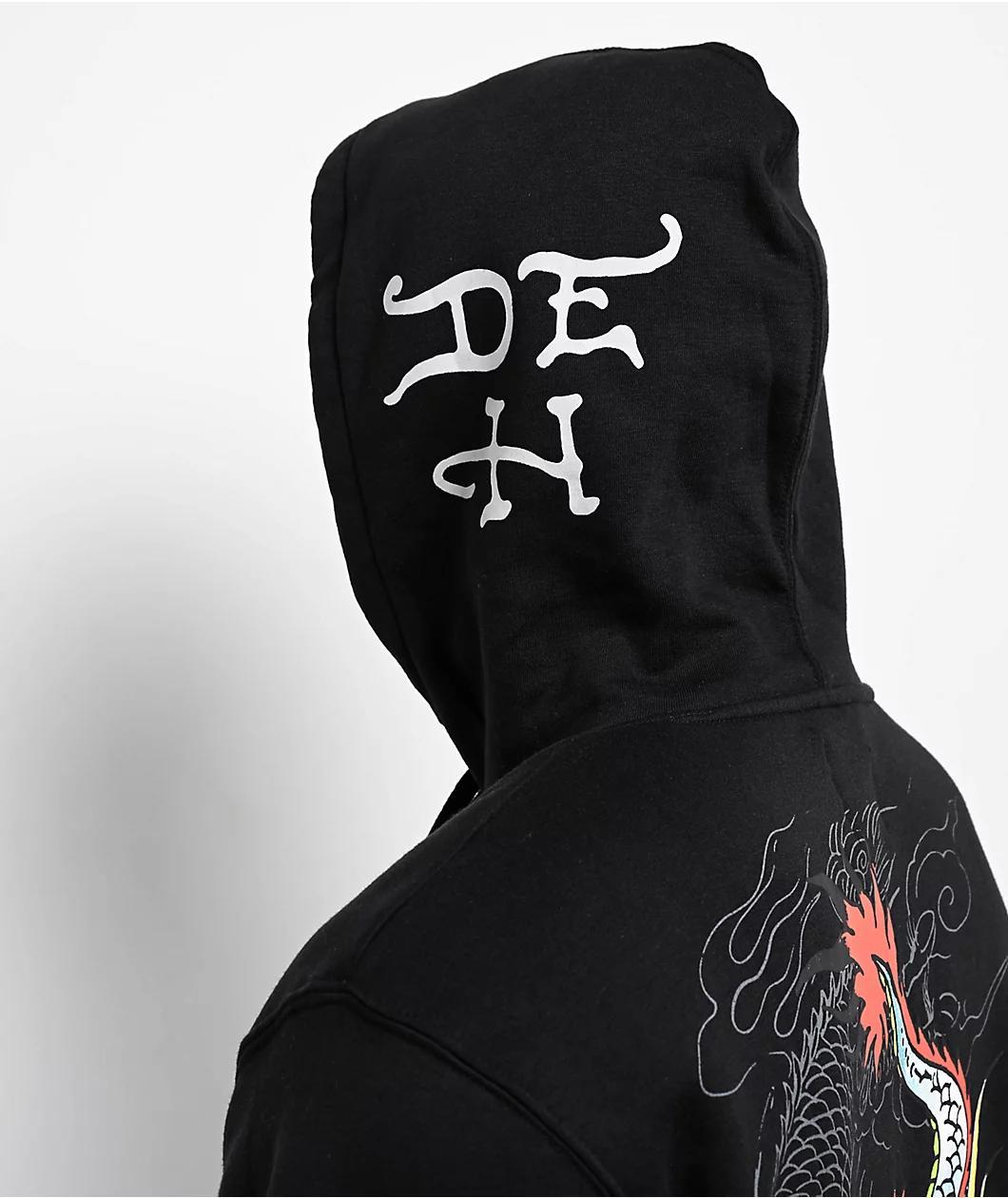 Ed Hardy Dragons Black Hoodie Product Image