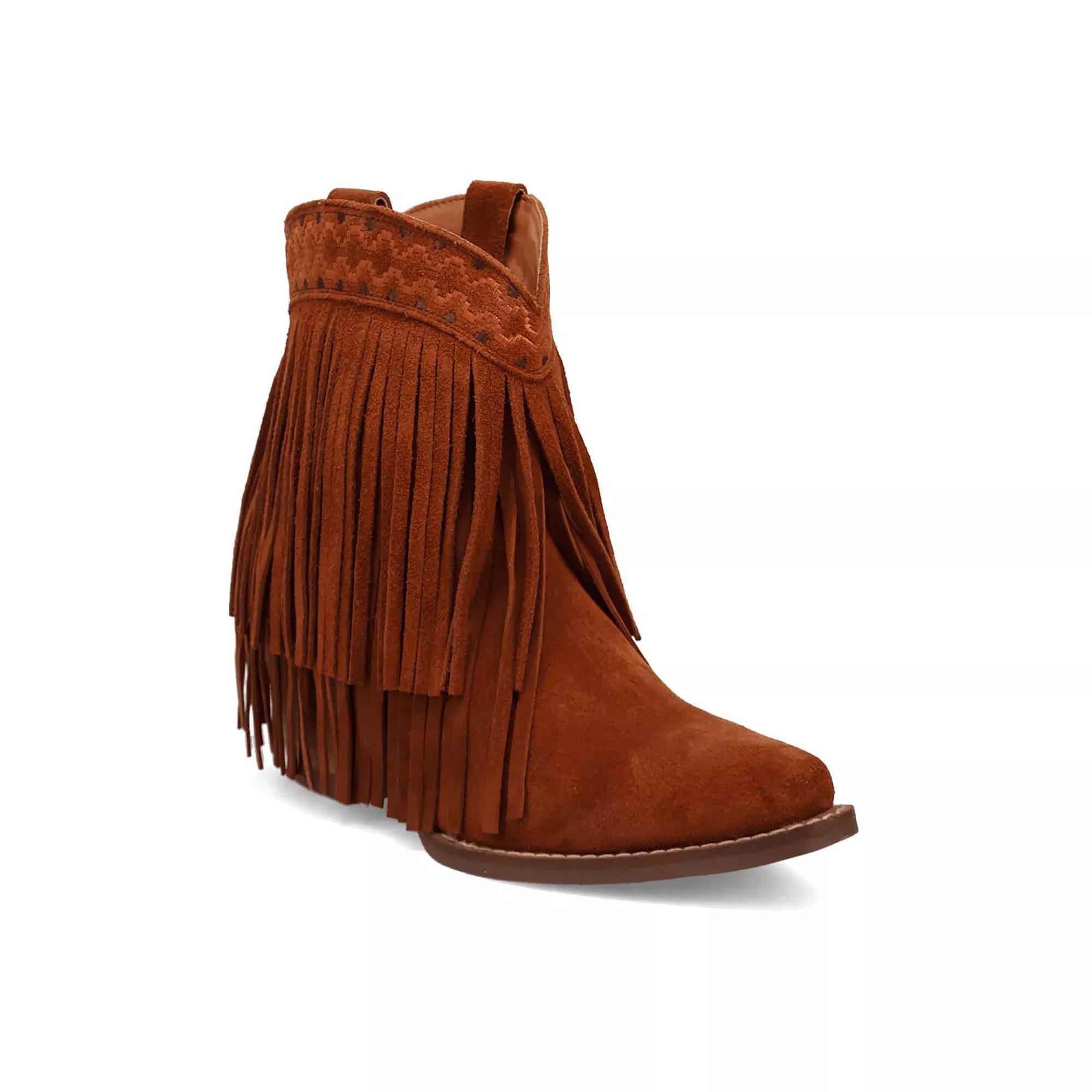 Dingo Tapadero Womens Suede Booties Product Image