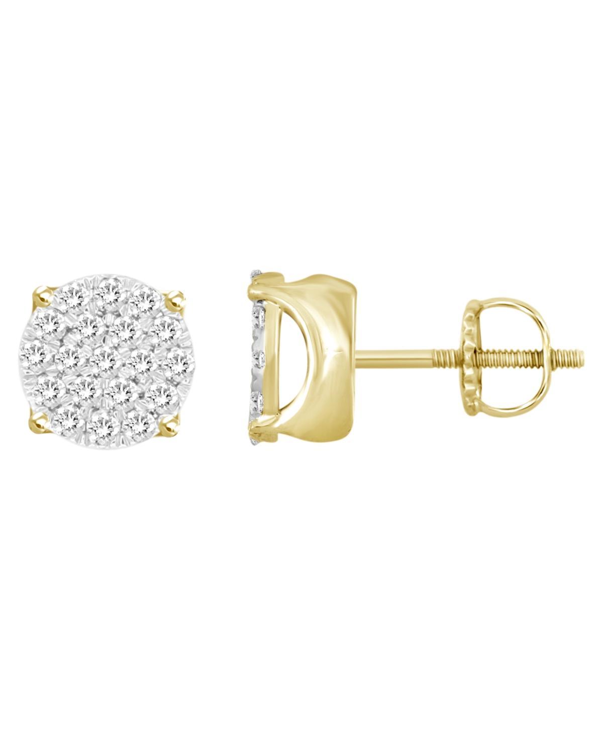 Mens Diamond (1/2 ct. t.w.) Earring Set in 10k Yellow Gold Product Image