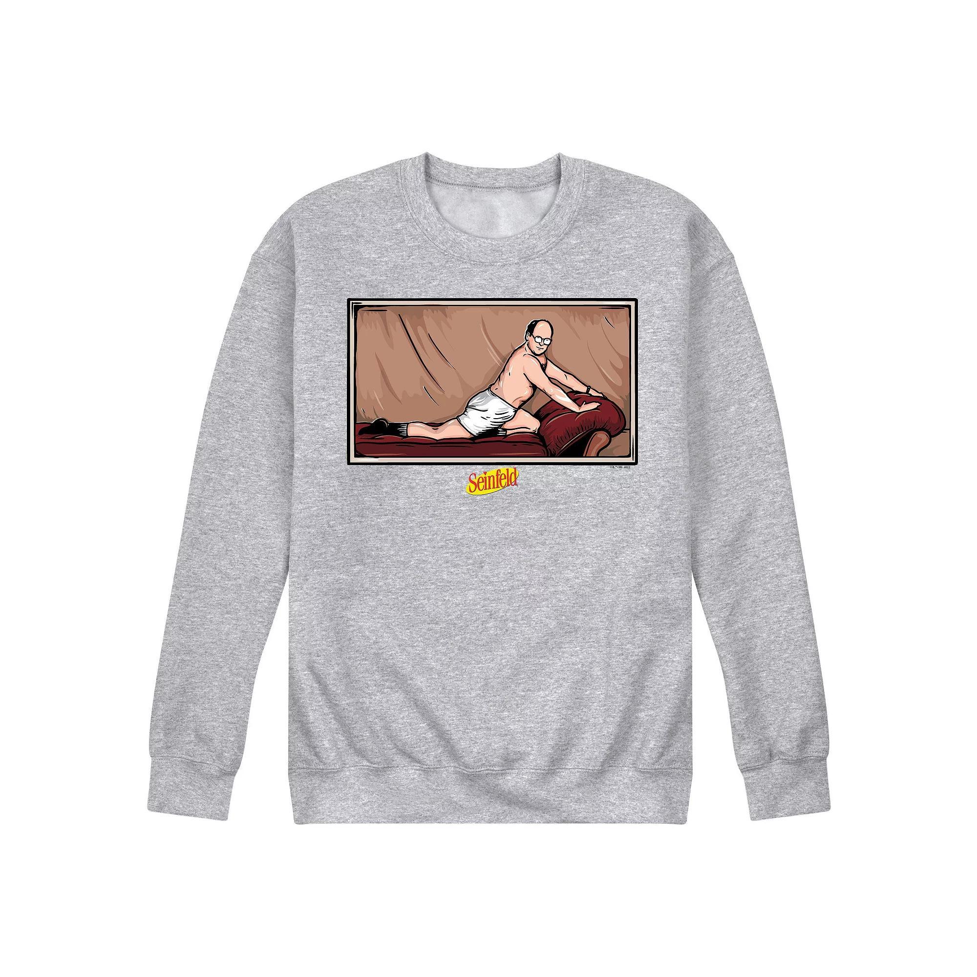 Men's Seinfeld George Costanza The Package Fleece Sweatshirt,  Product Image