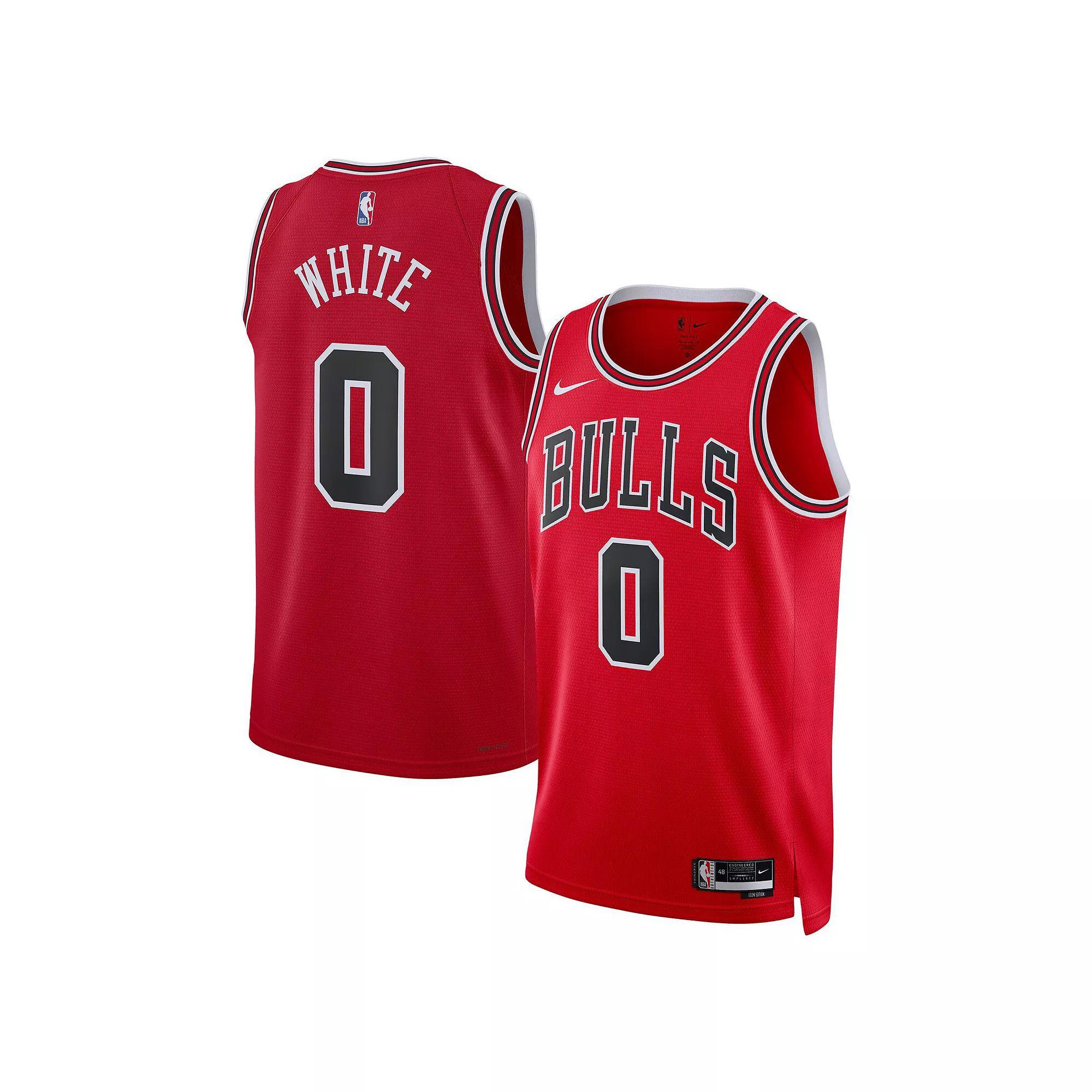 Unisex Nike Coby White Red Chicago Bulls Swingman Jersey - Icon Edition, Adult Unisex,  Product Image