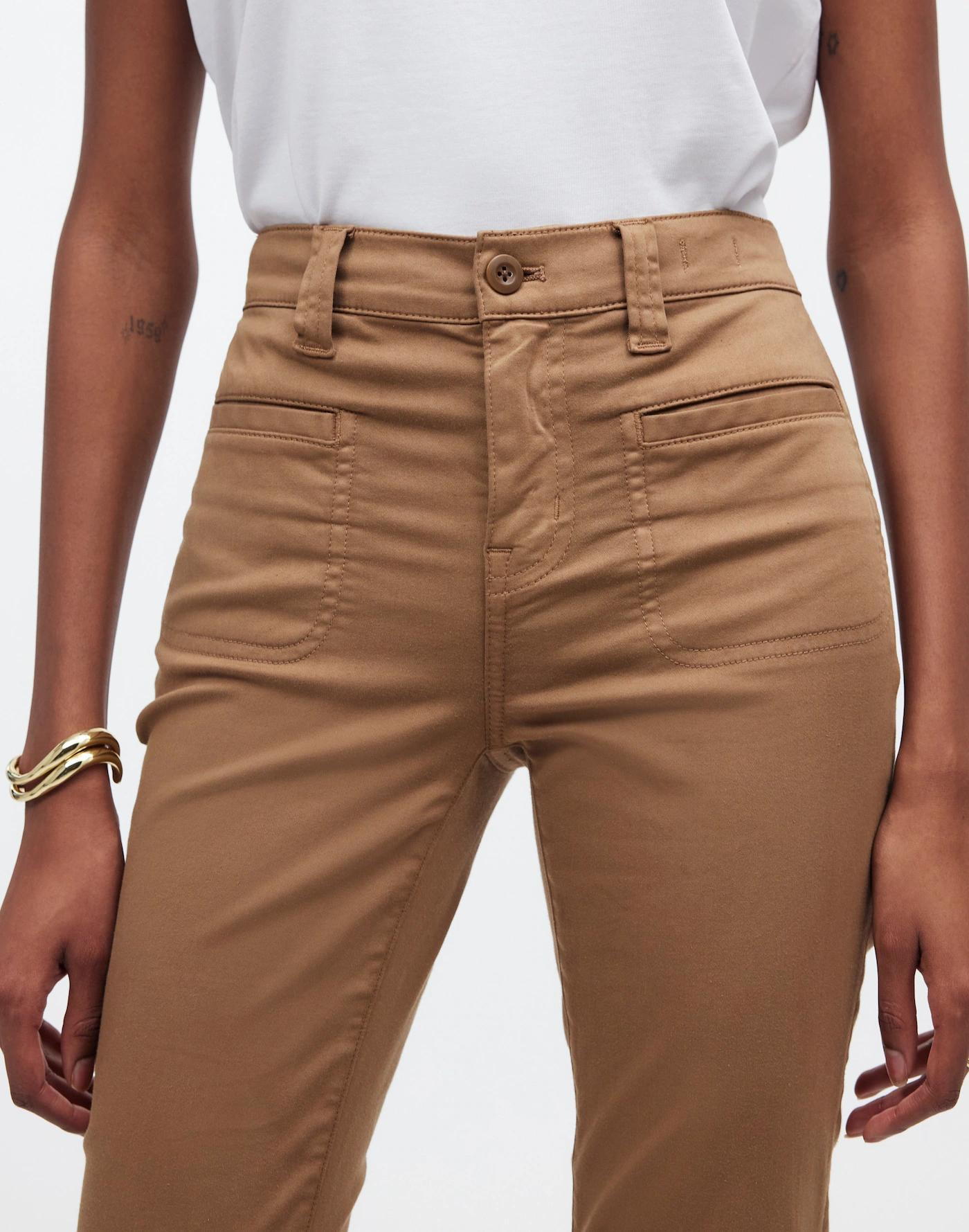 Kick Out Crop Pants in Garment-Dyed Sateen Product Image