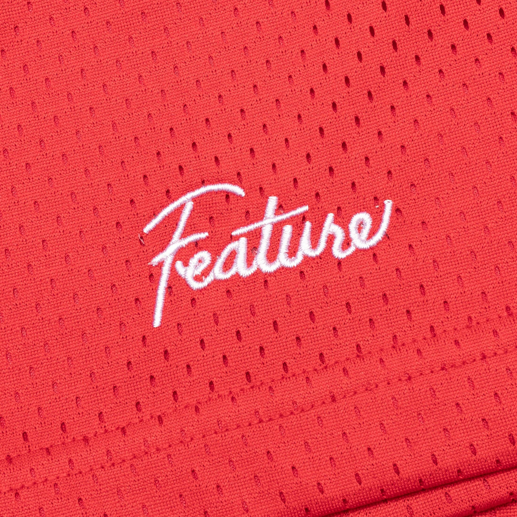 West Mesh Shorts - Crimson Male Product Image