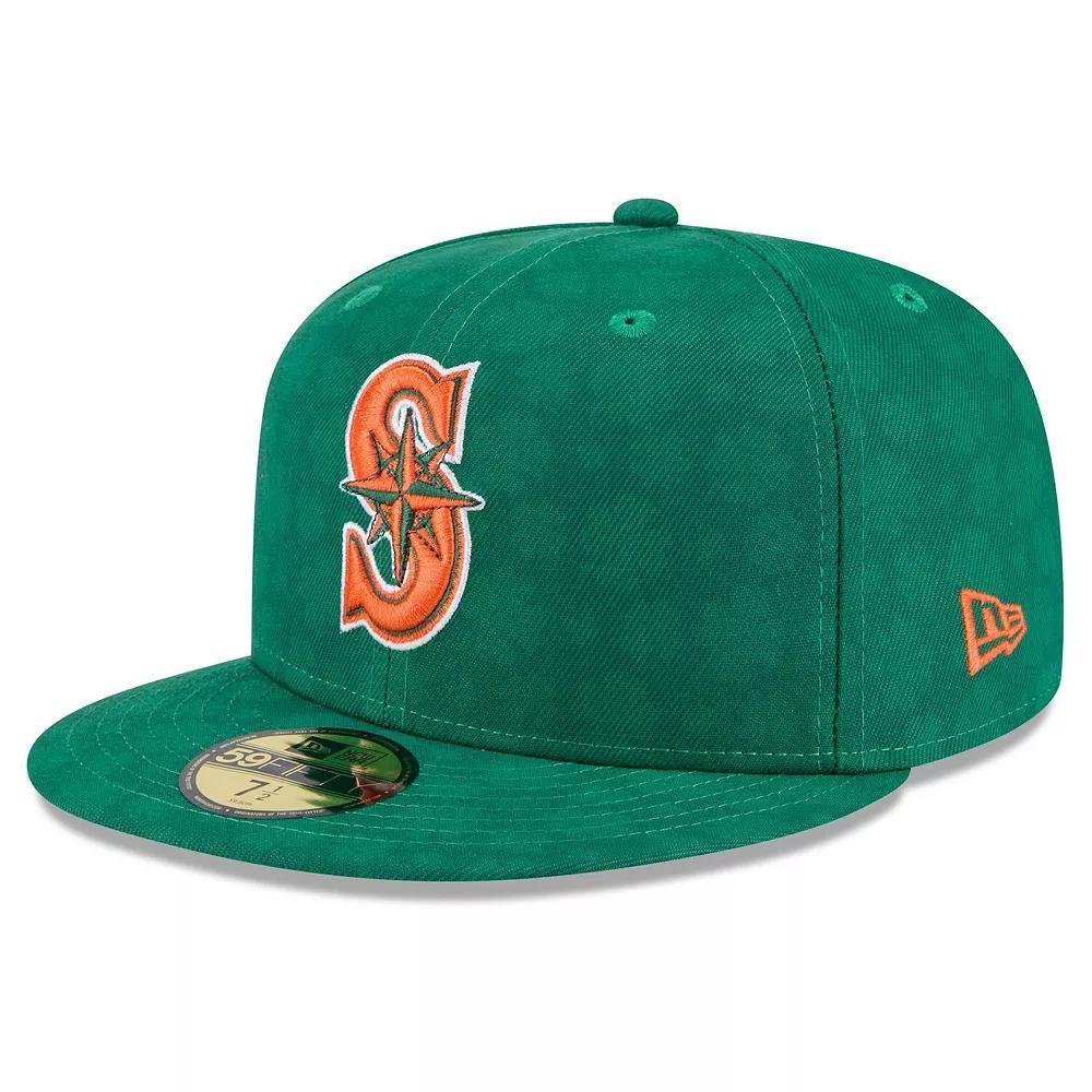 Men's New Era Kelly Green Seattle Mariners St. Patrick's Day 59FIFTY Fitted Hat, Size: 7 1/8 Product Image