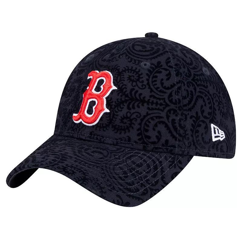Women's New Era Navy Boston Red Sox Flair 9TWENTY Adjustable Hat, Blue Product Image