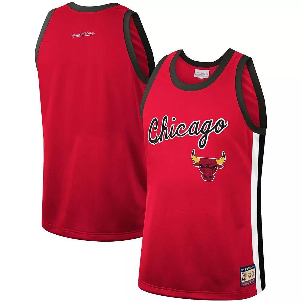 Men's Mitchell & Ness Red Chicago Bulls Hardwood Classics Team Heritage Fashion Jersey, Size: Large Product Image