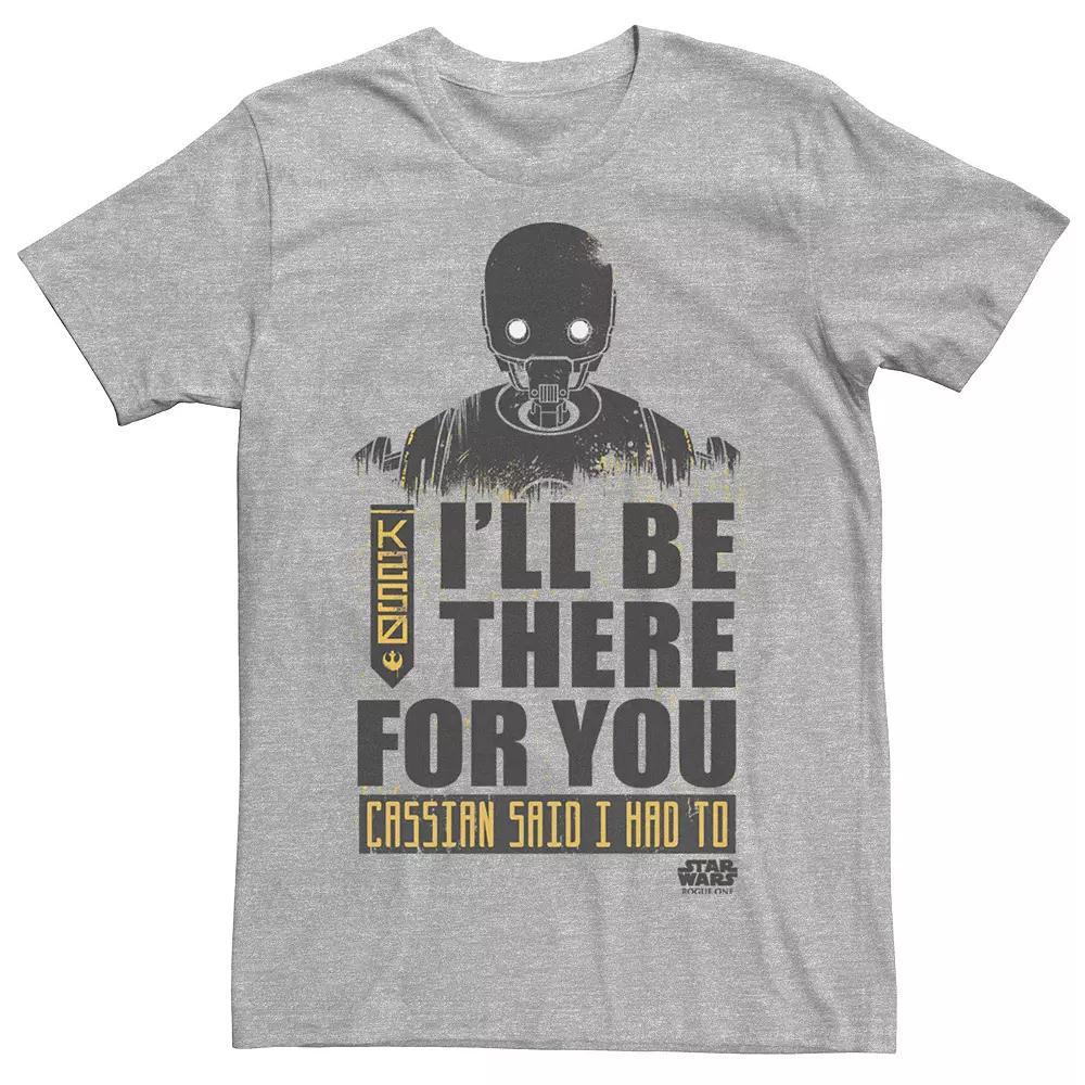 Men's Star Wars Rogue One K-2SO I'll Be There For You Poster Tee,  Product Image