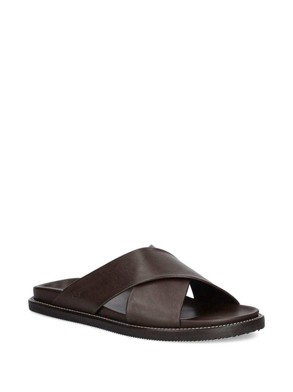 leather slides Product Image