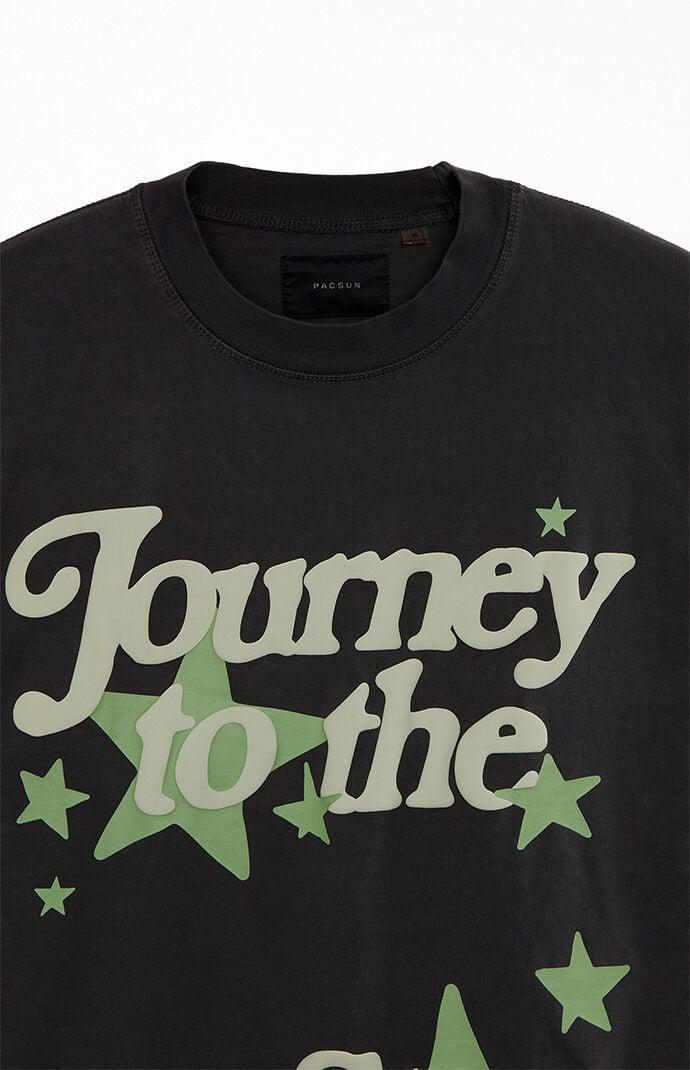 Men's Journey To The Stars Washed Oversized T-Shirt Product Image