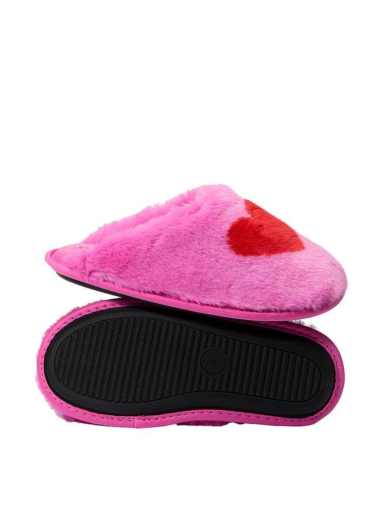 Closed-Toe Faux Fur Slippers Product Image