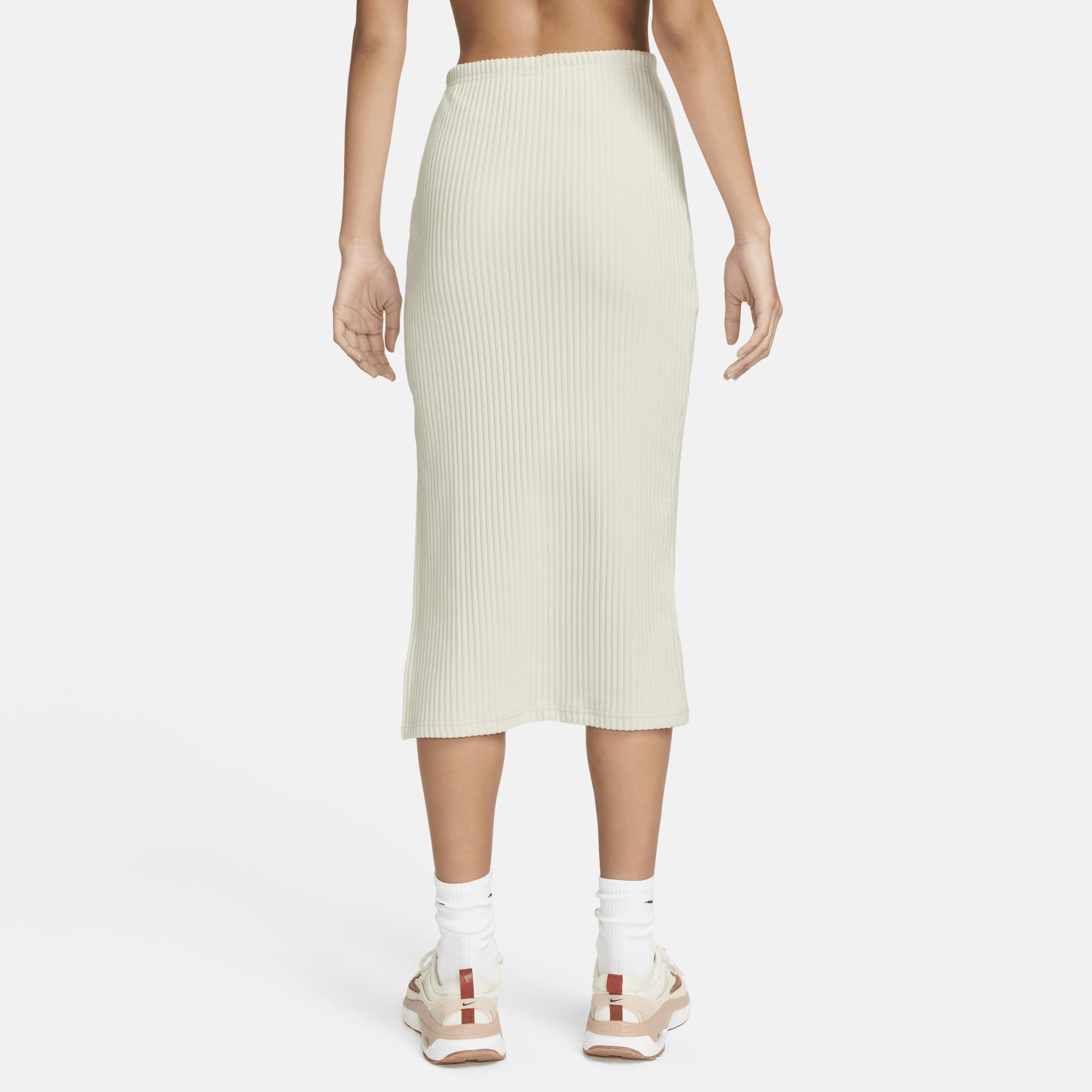 Women's Nike Sportswear Chill Rib Slim Midi Skirt Product Image