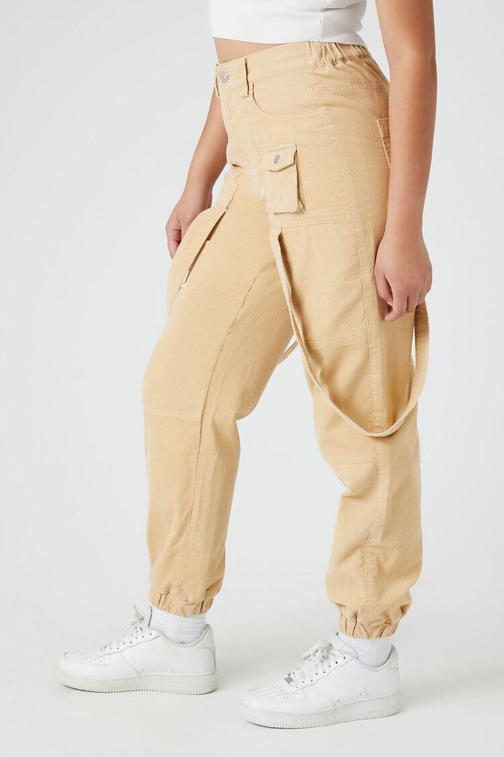 Corduroy Cargo Joggers | Forever 21 Product Image