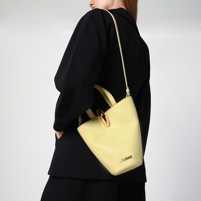 JACQUEMUS Yellow La Casa 'le Petit Bambola' Tote Product Image