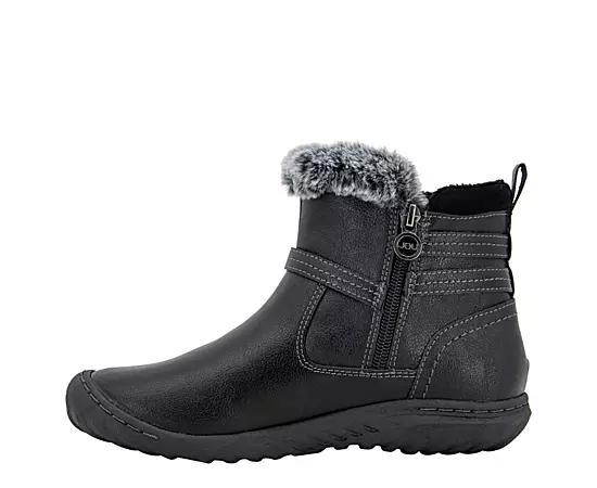 Jbu Womens Dolce Faux Fur Water Resistant Weather Bootie Product Image