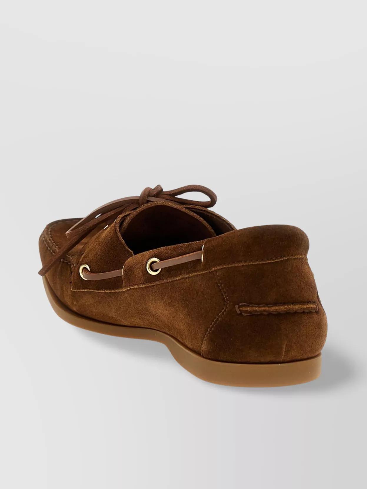 TOM FORD Lace-up Boat Shoe Metal Eyelets Product Image