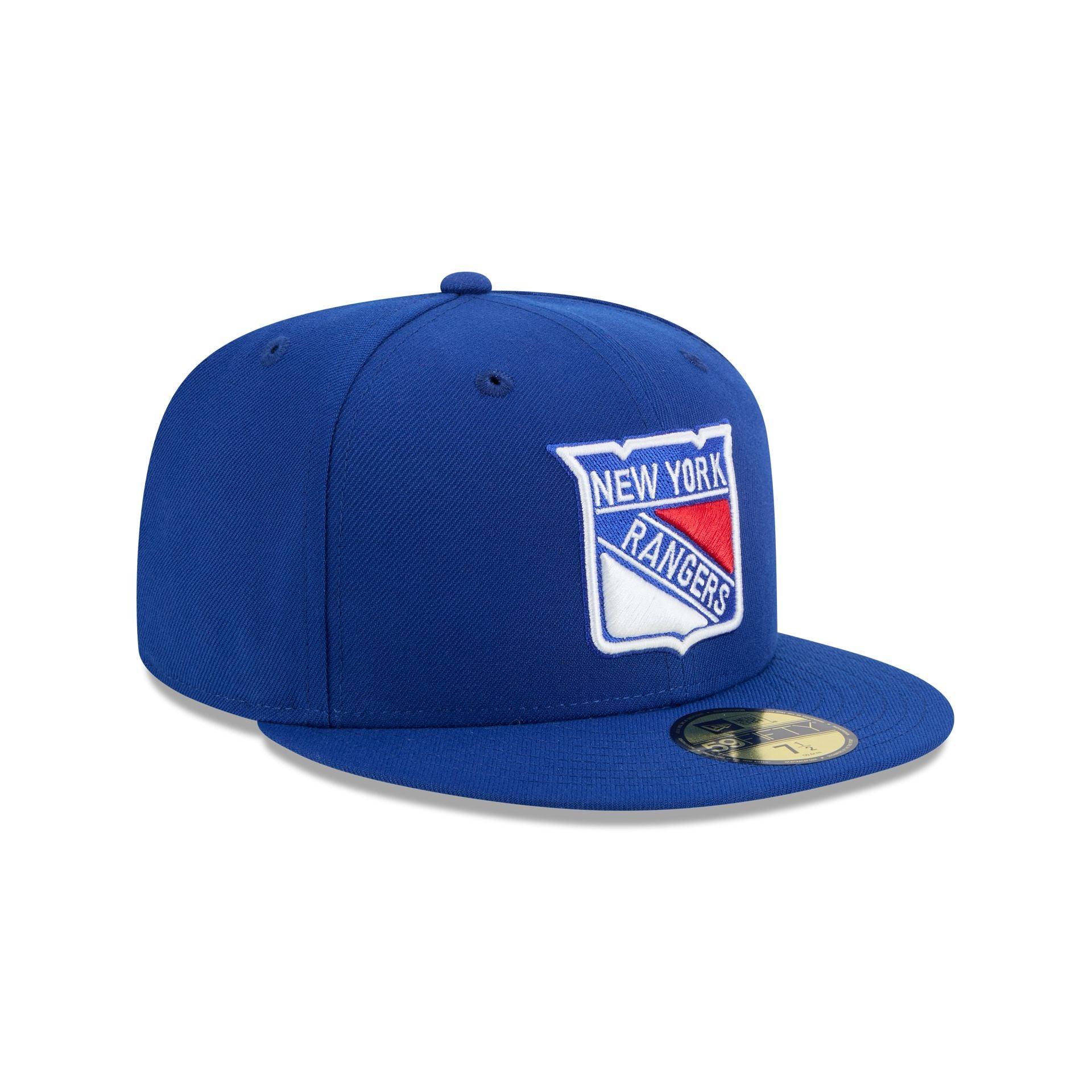 New York Rangers Rear Wordmark 59FIFTY Fitted Hat Male Product Image