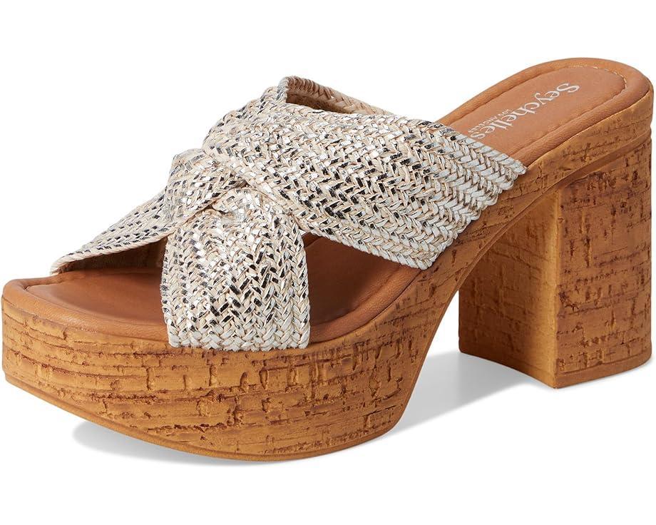 Adorned Raffia Slide Sandal Product Image