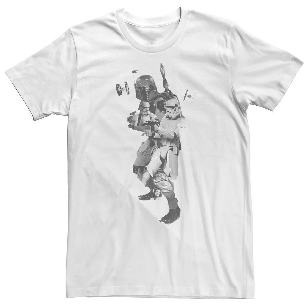 Big & Tall Star Wars Stormtrooper & Bounty Hunter Collage Tee, Men's,  Product Image
