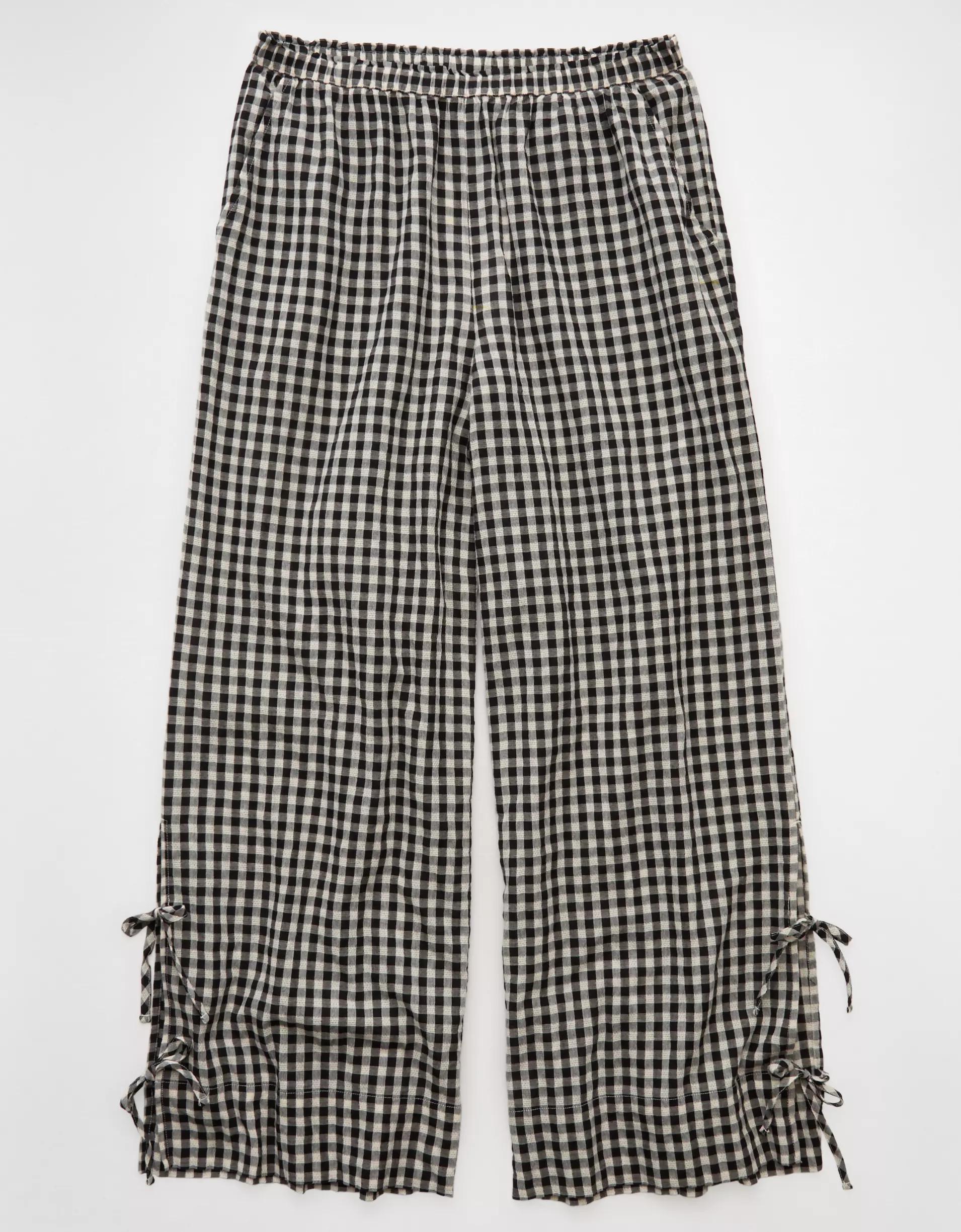 AE Stretch High-Waisted Tie Side Pull-On Pant Product Image