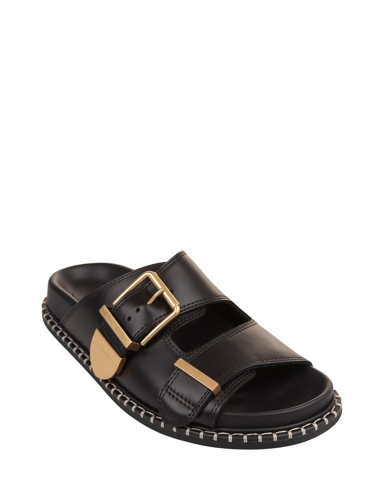 Black Rebecca Sandals Product Image