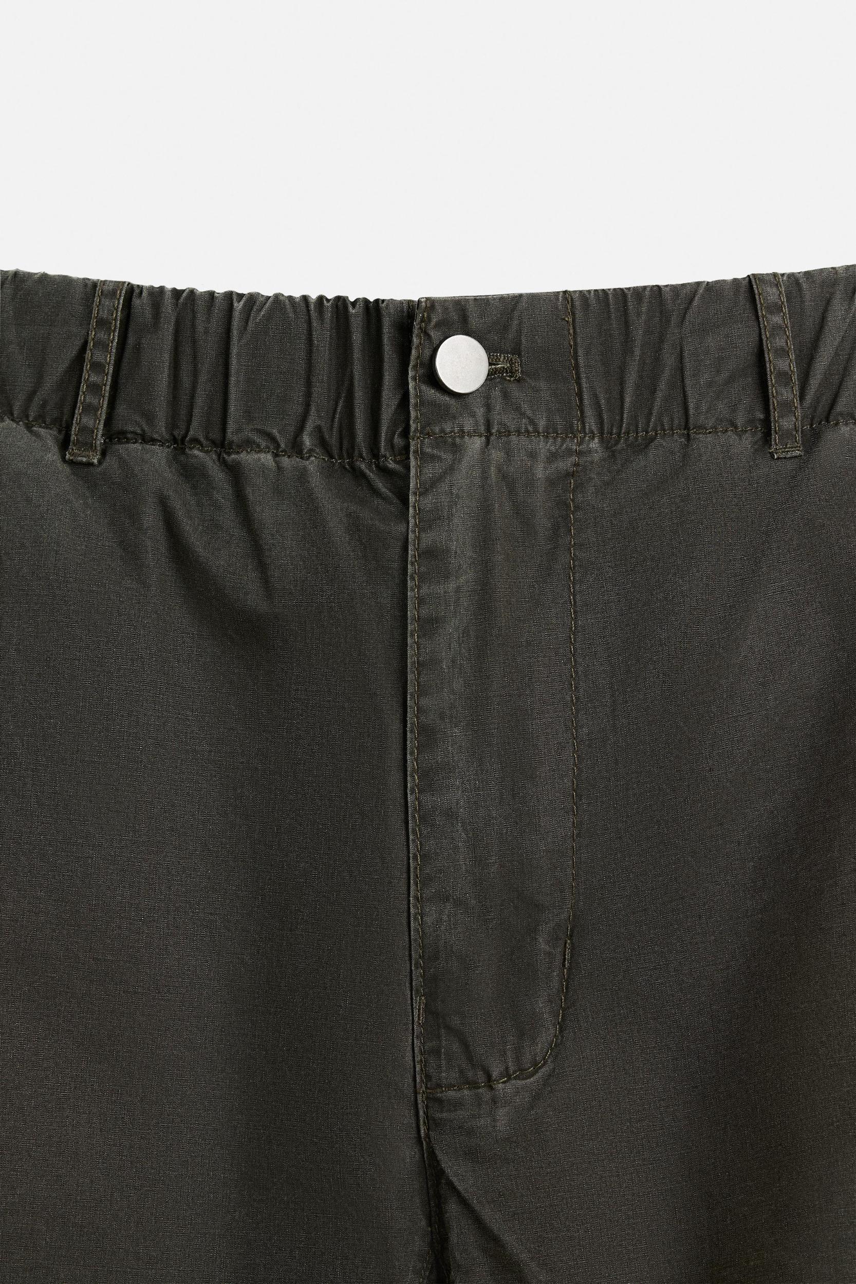 WASHED TECHNICAL CARGO PANTS Product Image