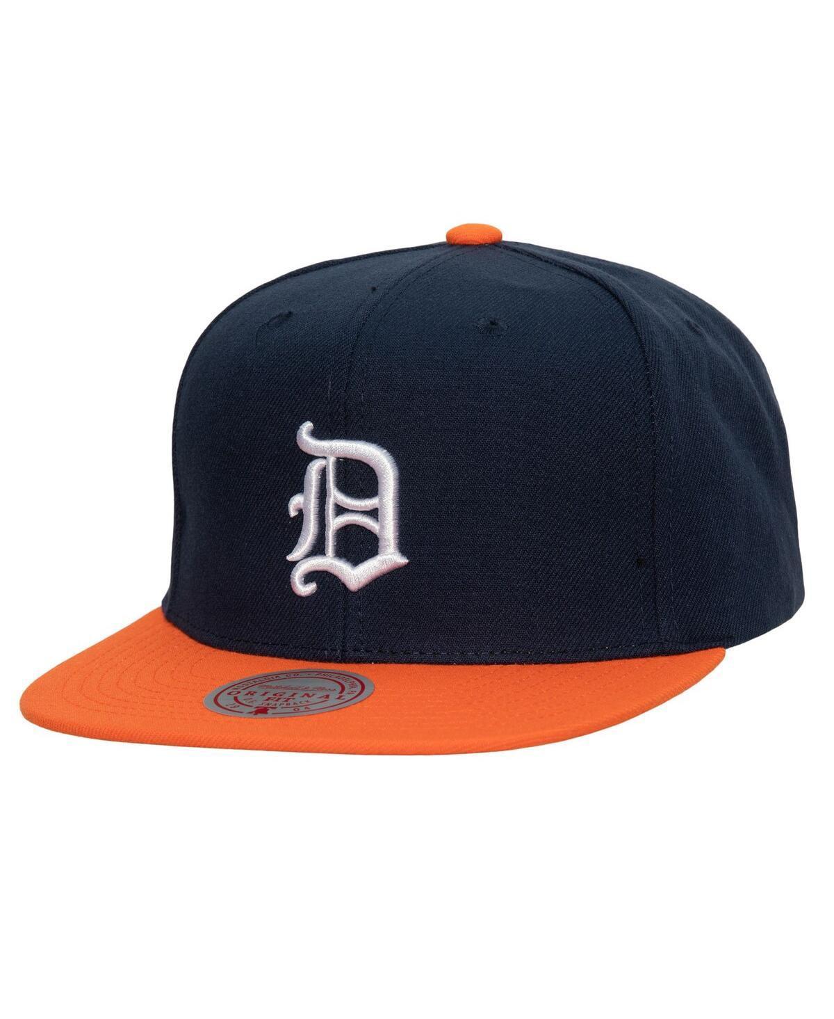 Mens Mitchell & Ness Detroit Tigers Cooperstown Collection Evergreen Snapback Hat, Blue Product Image