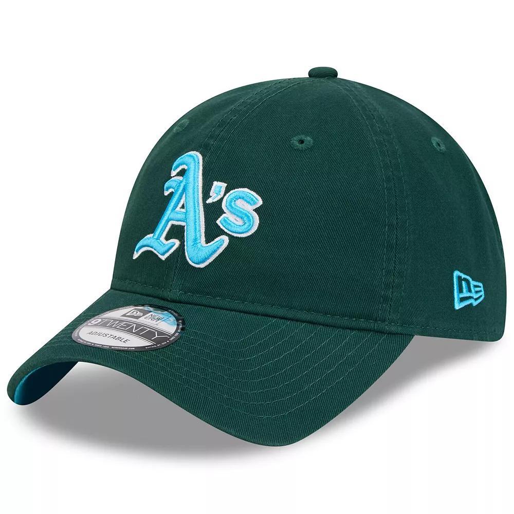 Men's New Era Green Oakland Athletics 2024 Father's Day 9TWENTY Adjustable Hat Product Image