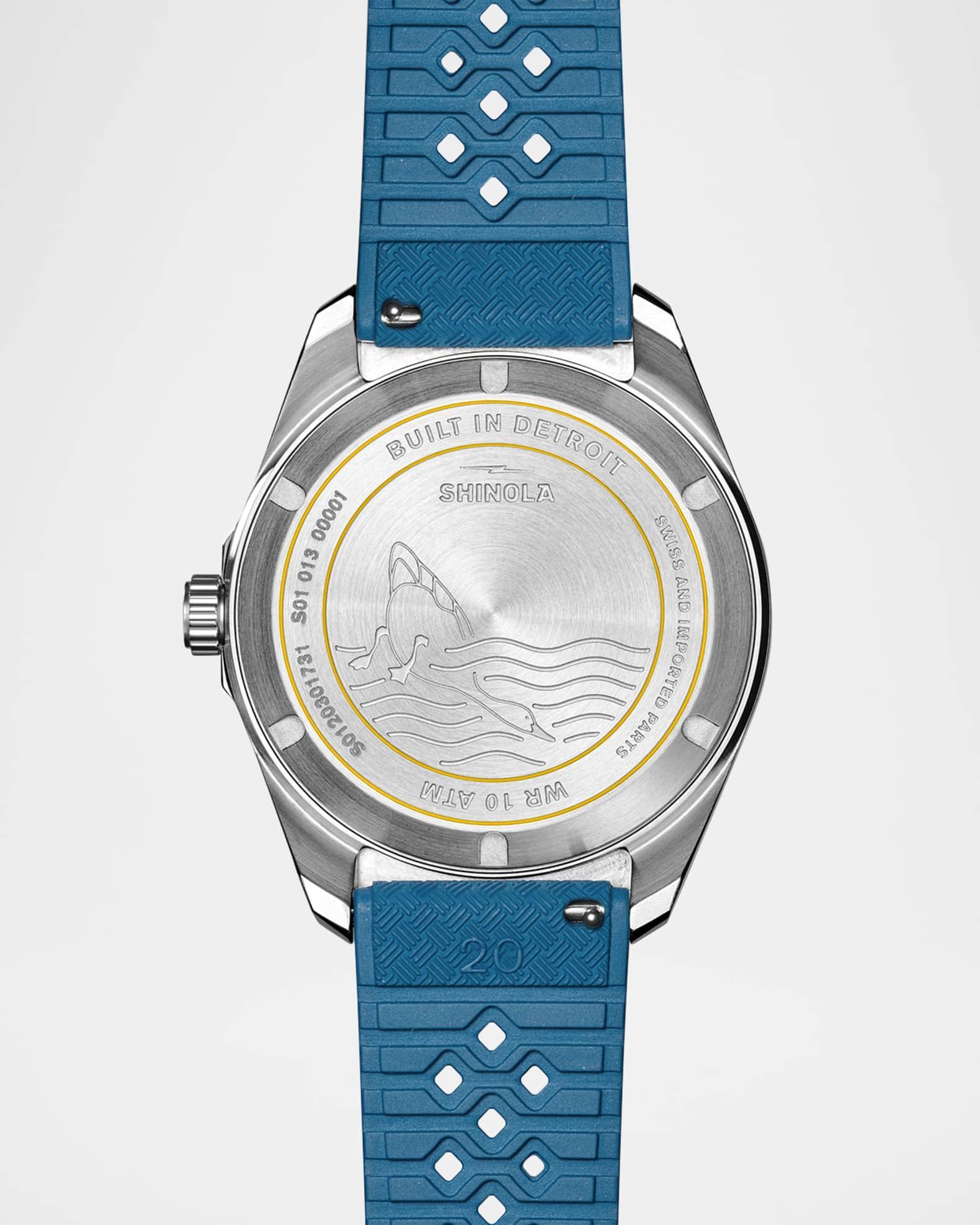 Mens Duck Rubber-Strap Analog Watch, 40mm Product Image