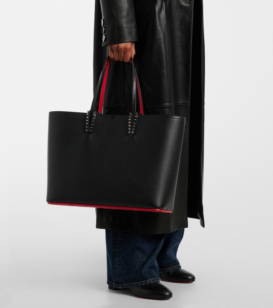 CHRISTIAN LOUBOUTIN Cabata Leather Tote In Black Product Image