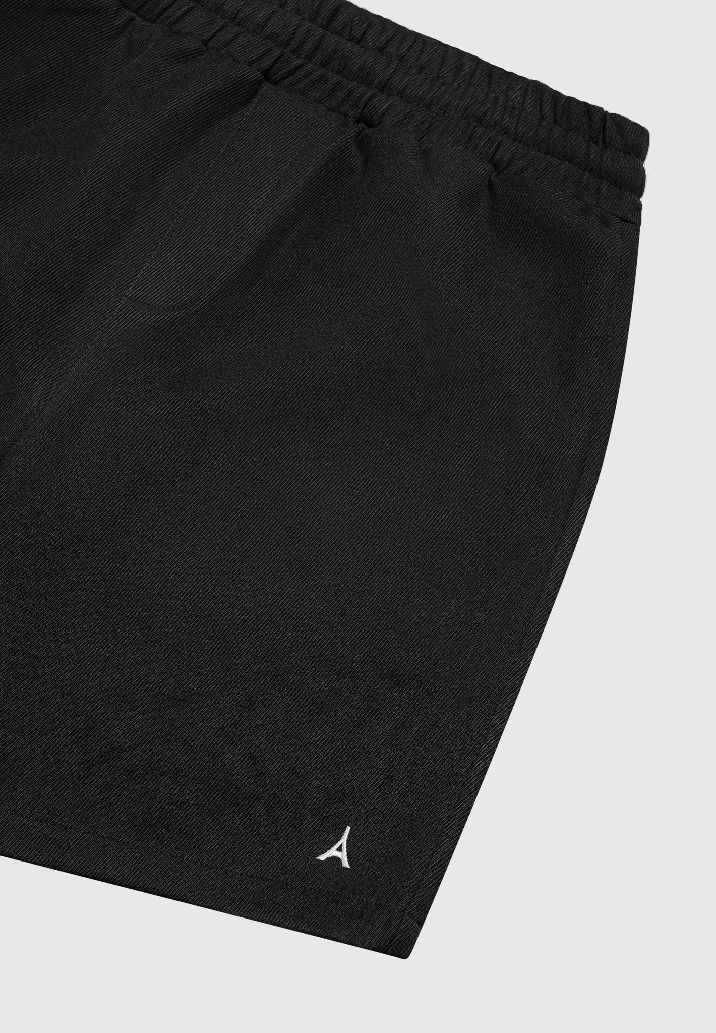 Eiffel Twill Shorts - Black Male Product Image
